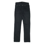 CALVIN KLEIN JEANS Womens Black Slim Skinny Denim W28 L31 Stylish Zip Fastening
