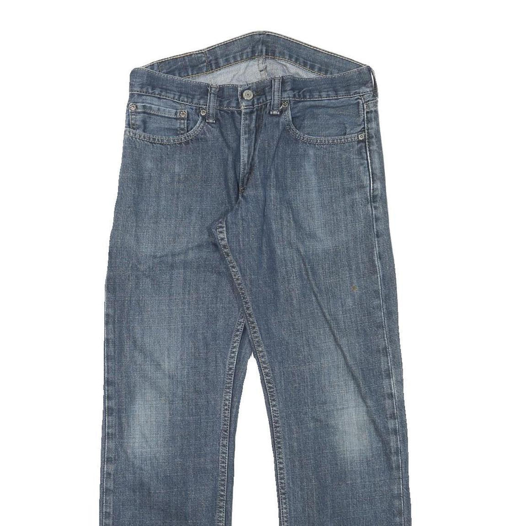 LEVI'S Mens Regular Fit Blue Denim Medium Wash Jeans W30 L30 Classic Zip Pocket