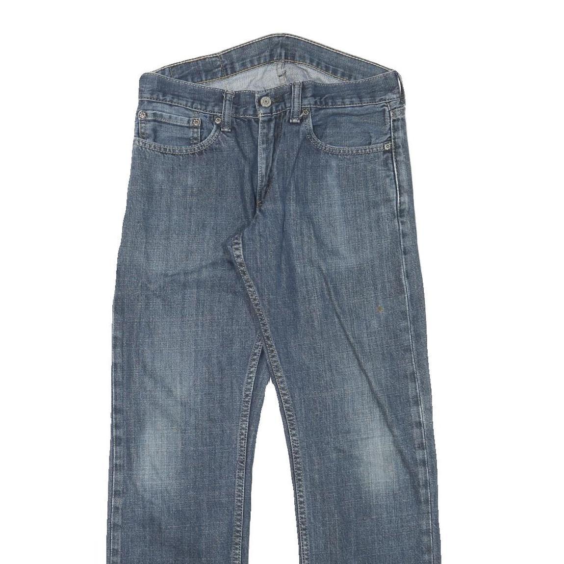 LEVI'S Mens Regular Fit Blue Denim Medium Wash Jeans W30 L30 Classic Zip Pocket
