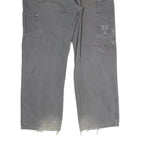 DICKIES Mens Jeans Grey Regular Straight Denim Medium W38 L32 Workwear