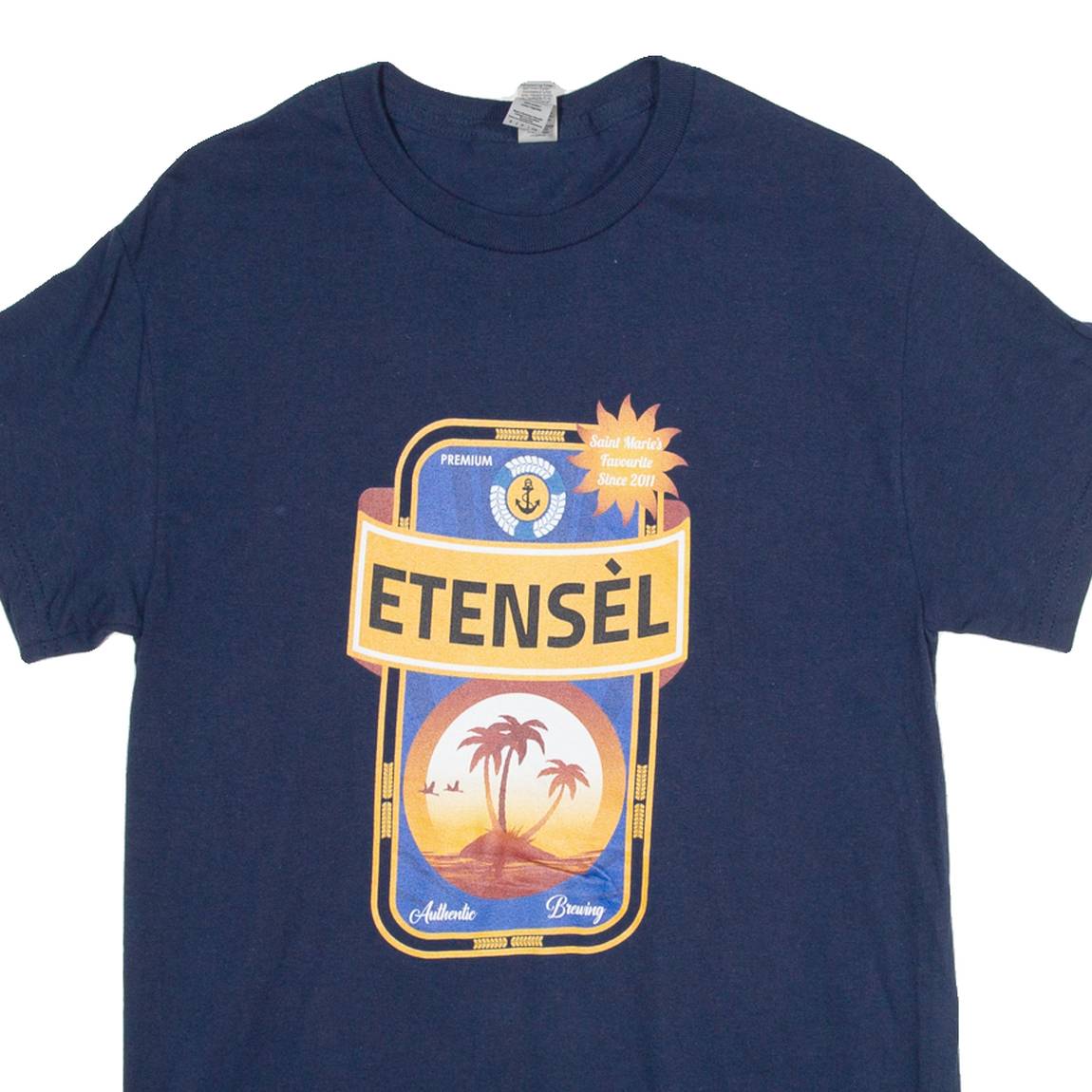GILDAN Etensel Mens T-Shirt Blue S