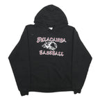 CHAMPION Mens Black Sylacauga Baseball Pullover Hoodie L Cotton Blend