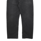 LEE COOPER Mens Black Regular Fit Straight Leg Denim Jeans W38 L30 Classic Style