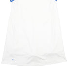 RALPH LAUREN SPORT Womens White & Blue Sleeveless Day Polyester Blend Dress XL