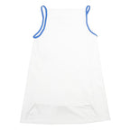 RALPH LAUREN SPORT Womens White & Blue Sleeveless Day Polyester Blend Dress XL