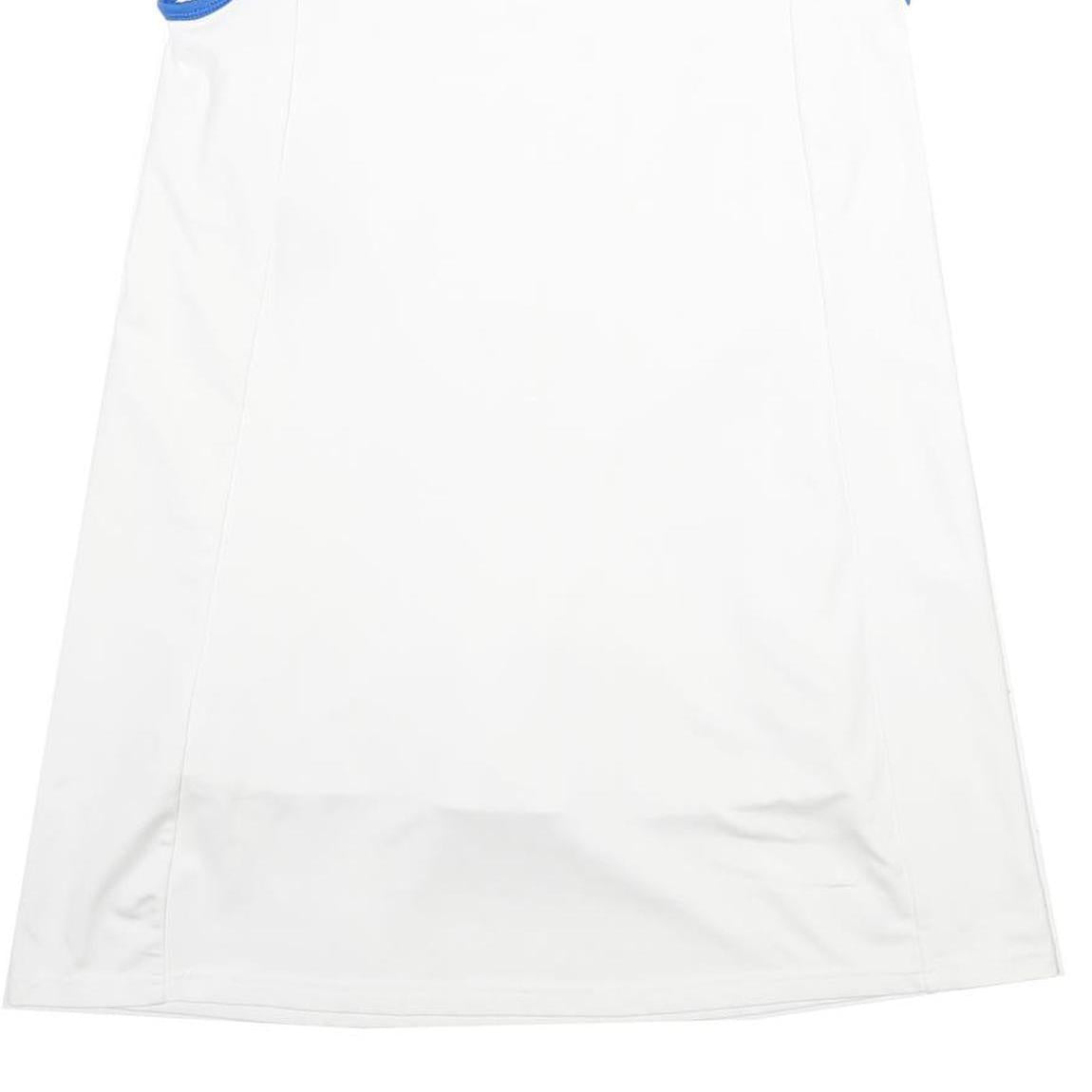 RALPH LAUREN SPORT Womens White & Blue Sleeveless Day Polyester Blend Dress XL