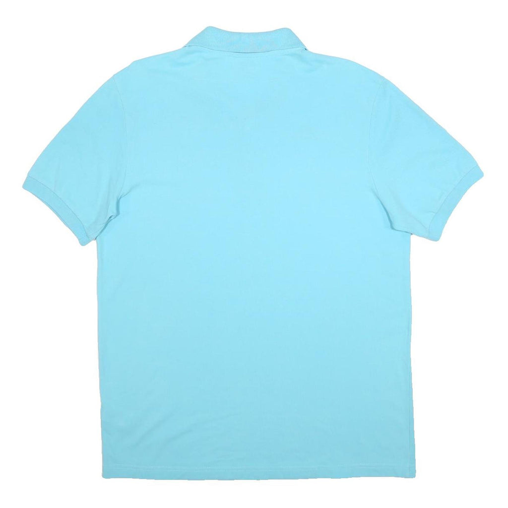KAPPA Mens Light Blue Polo Shirt XL Cotton Short Sleeve Plain Casual Sportswear