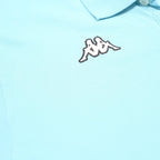 KAPPA Mens Light Blue Polo Shirt XL Cotton Short Sleeve Plain Casual Sportswear