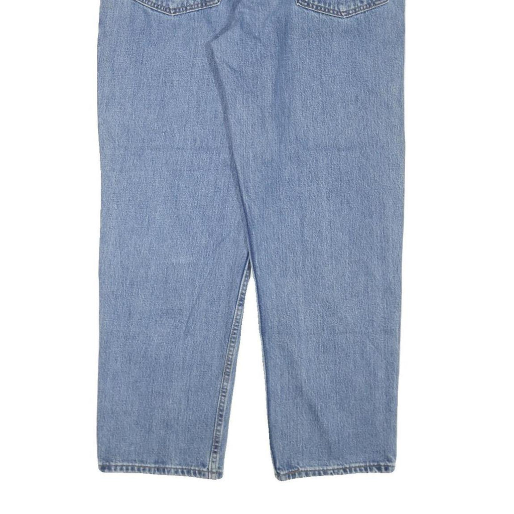 LEVI'S Mens Blue Regular Fit Straight Leg Denim Medium W36 L30 Classic Jeans Zip