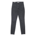 LEVI'S Womens 721 Slim Skinny Jeans Black Denim W27 L30 Zip Cotton Blend