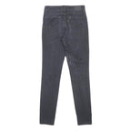 LEVI'S Womens 721 Slim Skinny Jeans Black Denim W27 L30 Zip Cotton Blend