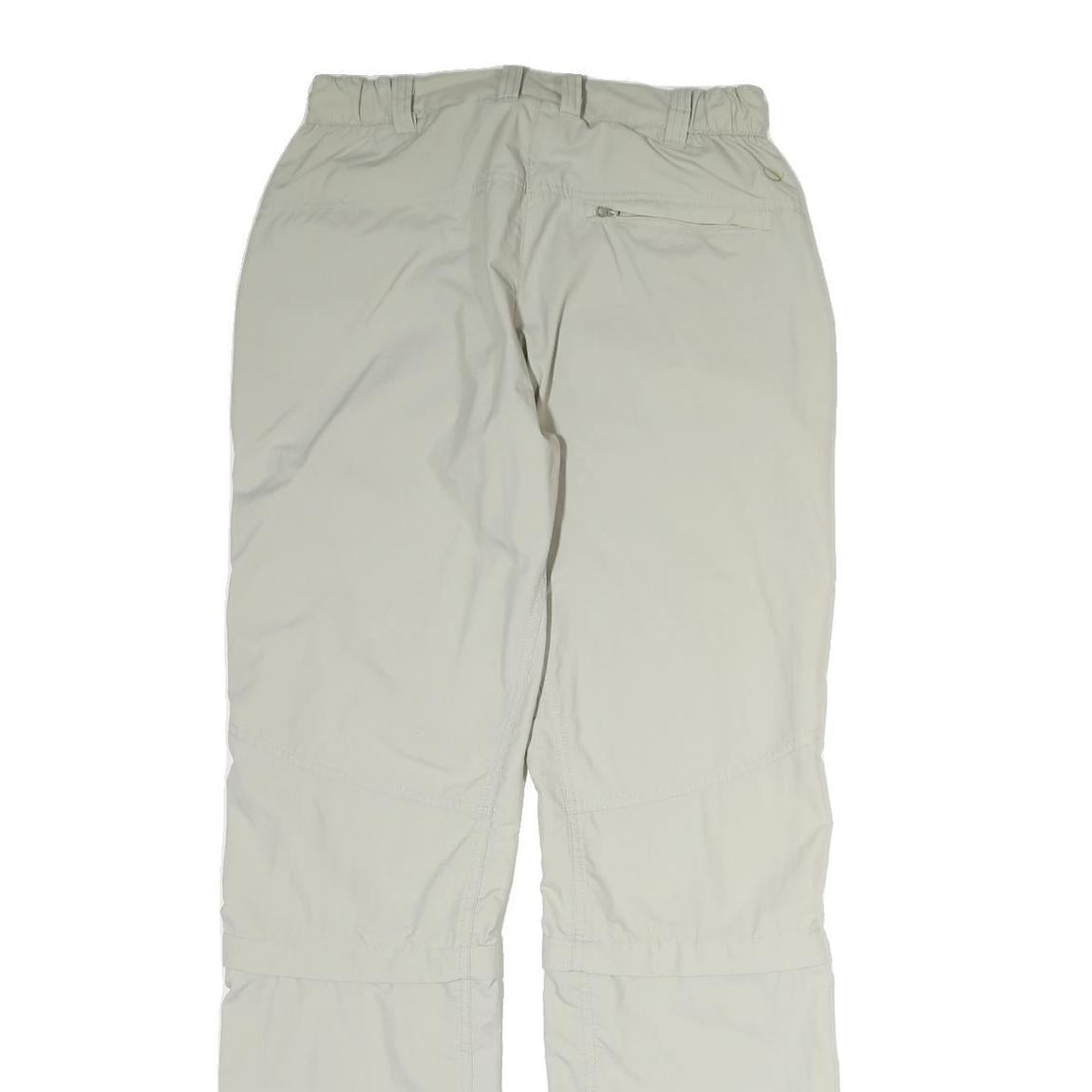 TREVOLUTION Mens Cotton Blend Regular Beige Trousers W28 L31 Zip Pocket Casual