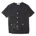 THE LEGEND Womens Top Black V-Neck L