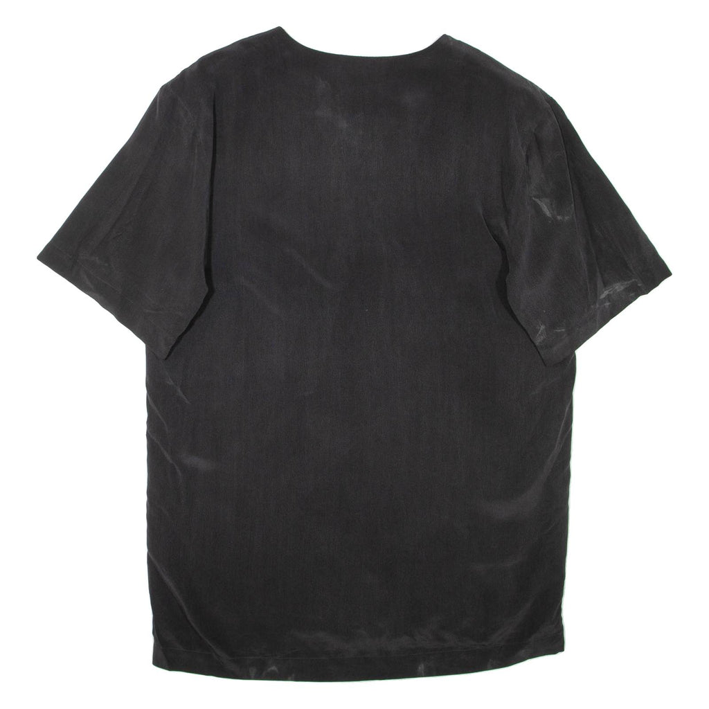 THE LEGEND Womens Top Black V-Neck L
