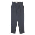 MANIAK Womens Synthetic Black Slim Straight Trousers W30 L32 Elegant Workwear