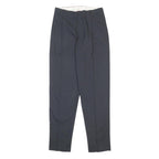 MANIAK Womens Synthetic Black Slim Straight Trousers W30 L32 Elegant Workwear