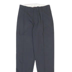 MANIAK Womens Synthetic Black Slim Straight Trousers W30 L32 Elegant Workwear