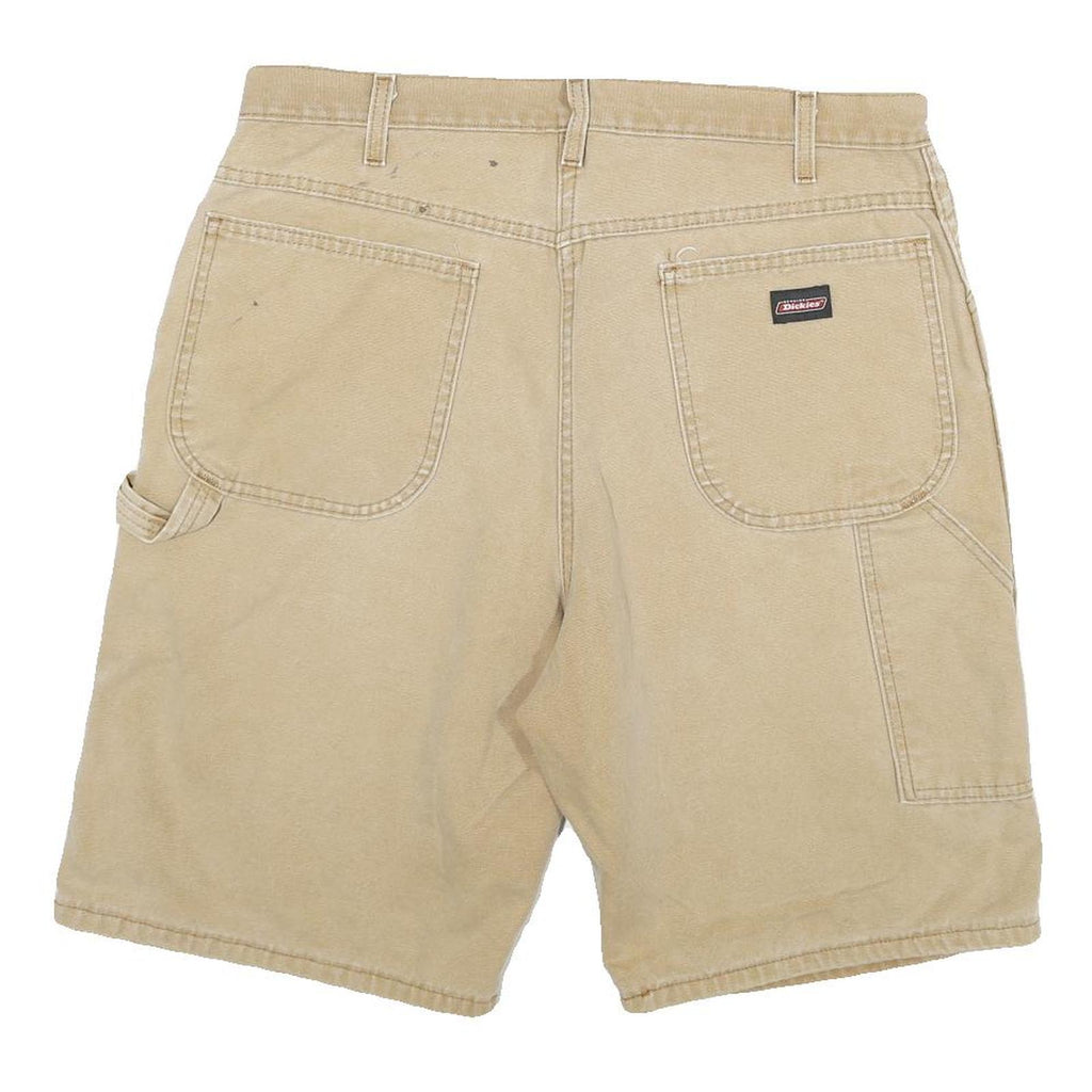 DICKIES Mens Shorts Beige Casual XL W34 Cotton Blend Workwear