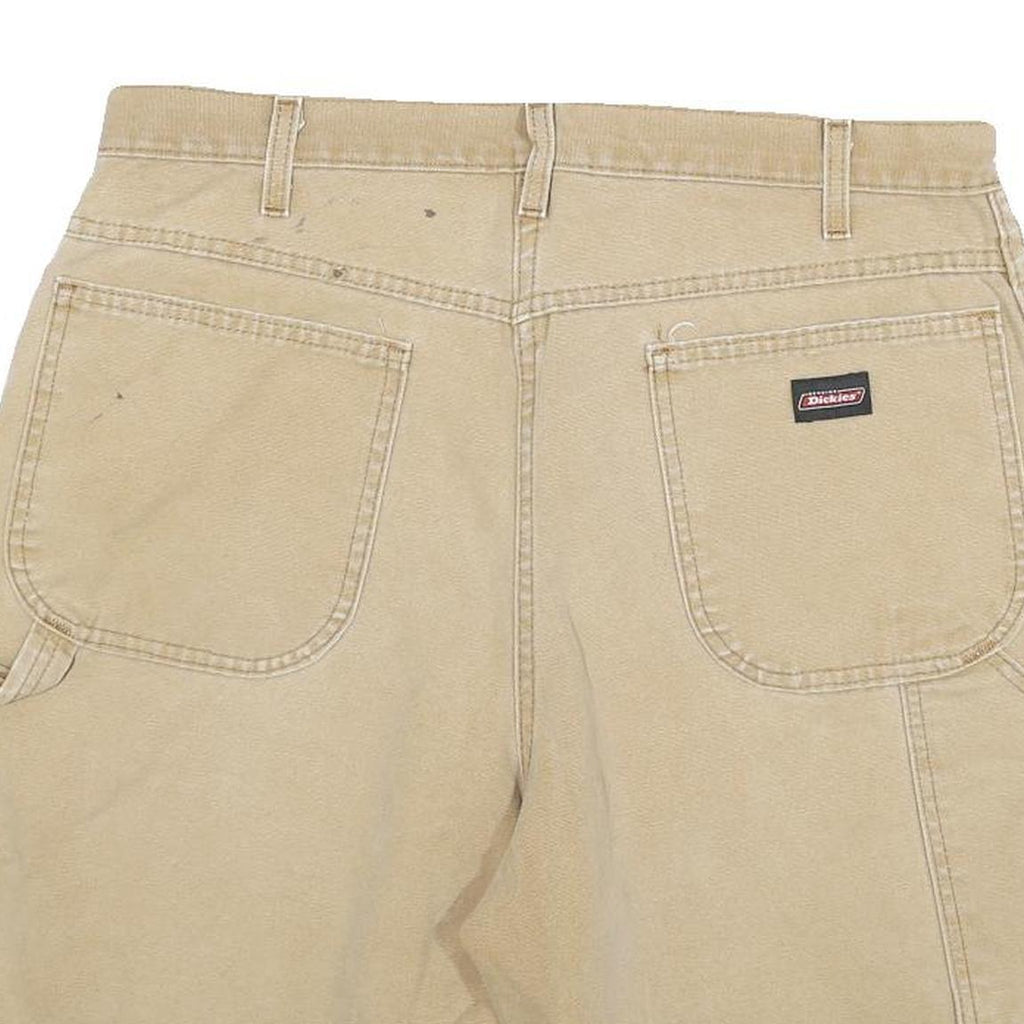 DICKIES Mens Shorts Beige Casual XL W34 Cotton Blend Workwear