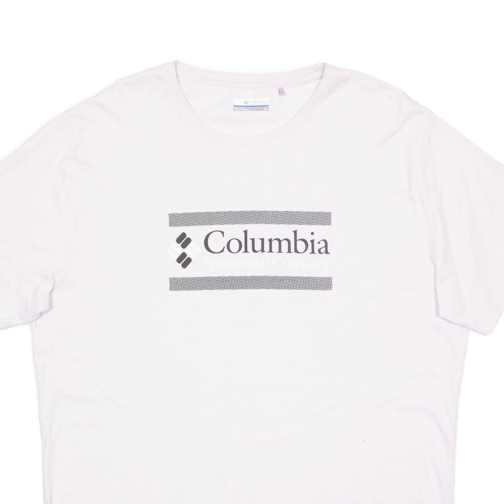 COLUMBIA Mens T-Shirt Pink XL