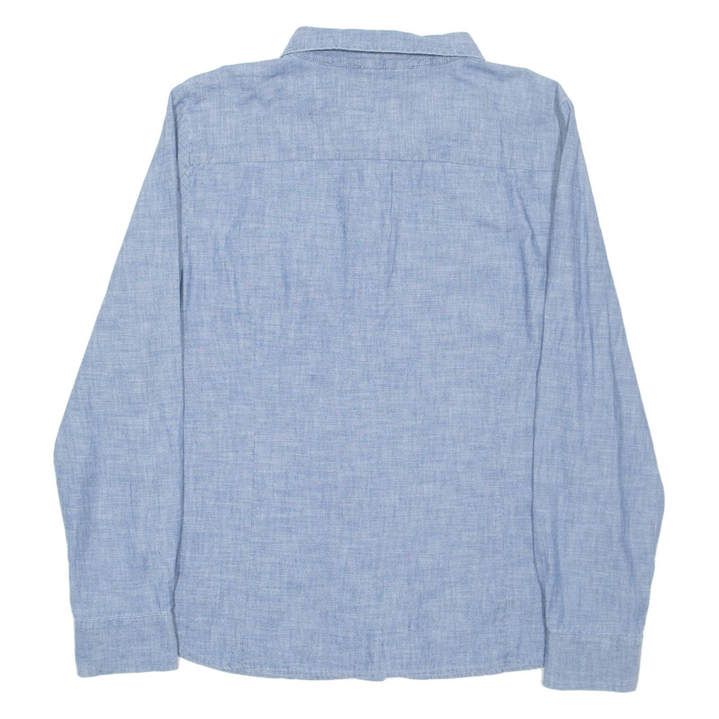 TOMMY HILFIGER Mens Denim Shirt Blue Long Sleeve L