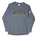 ADIDAS Mens Blue Crew Neck L Warren Swimming And Diving Sweatshirt