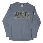 ADIDAS Mens Blue Crew Neck L Warren Swimming And Diving Sweatshirt
