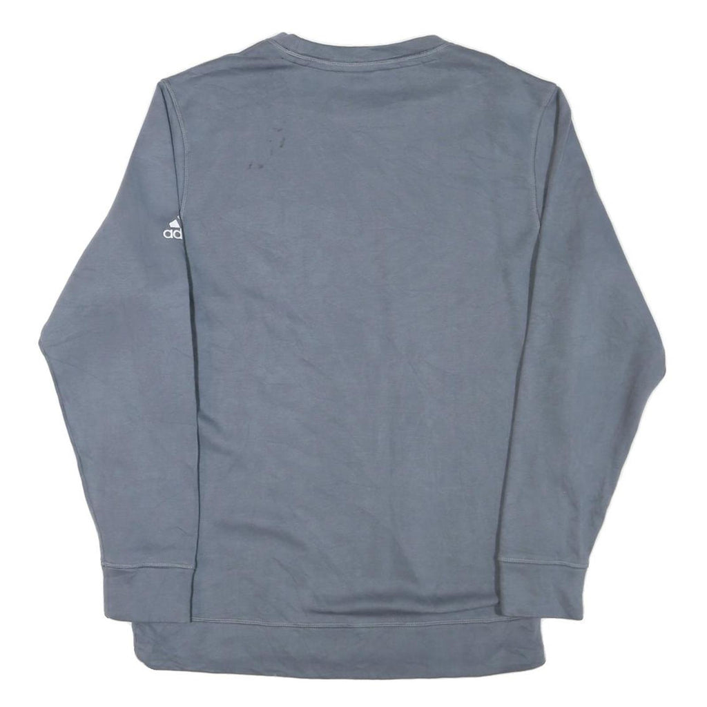 ADIDAS Mens Blue Crew Neck L Warren Swimming And Diving Sweatshirt