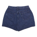 Womens Blue Cotton Denim Casual Shorts L W28 Summer Wear