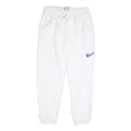 NIKE Mens Joggers White Blue Slim Tapered L W28 L25 Sportswear Casual