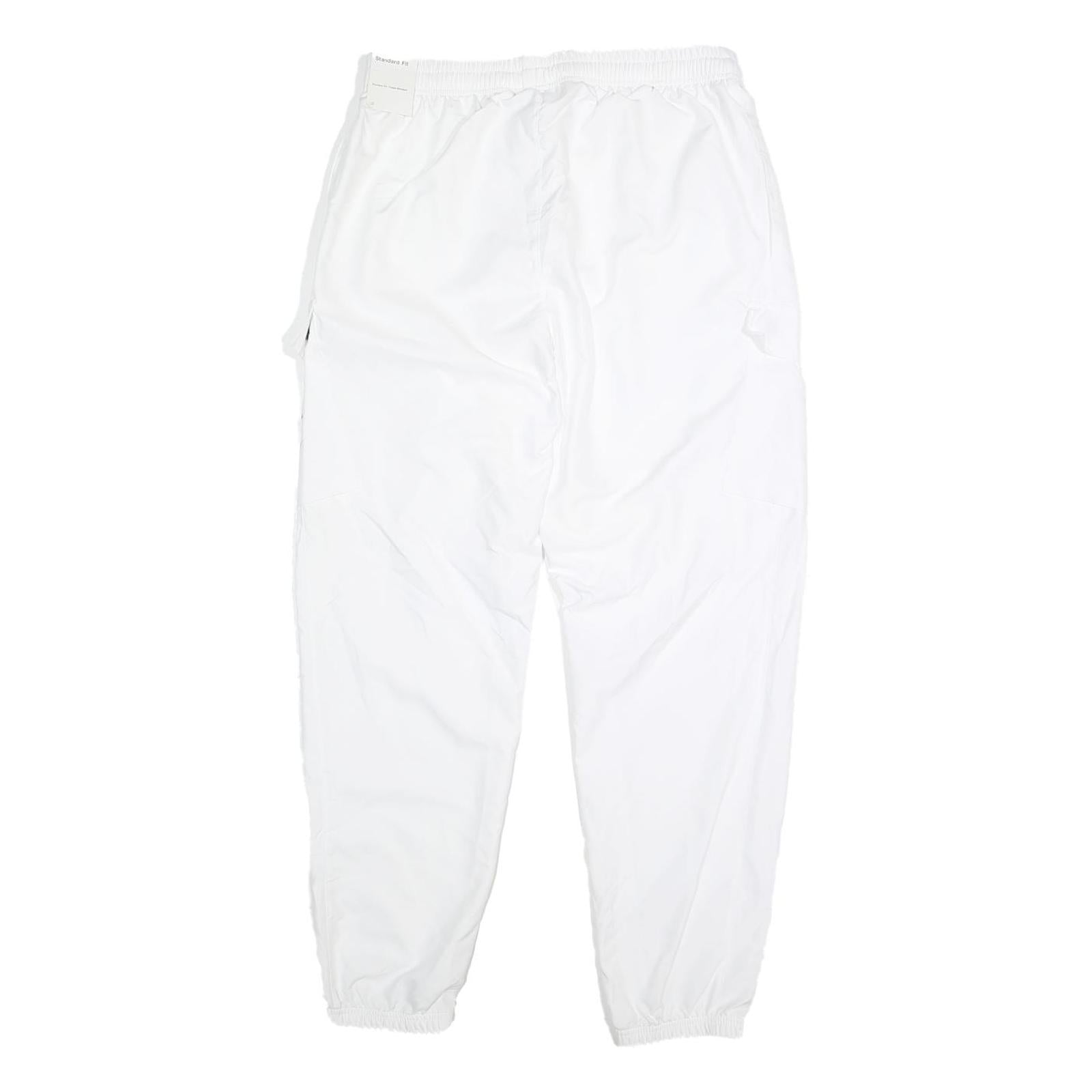 NIKE Mens Joggers White Blue Slim Tapered L W28 L25 Sportswear Casual