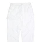 NIKE Mens Joggers White Blue Slim Tapered L W28 L25 Sportswear Casual