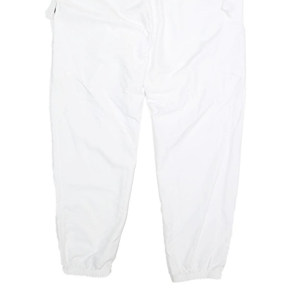 NIKE Mens Joggers White Blue Slim Tapered L W28 L25 Sportswear Casual