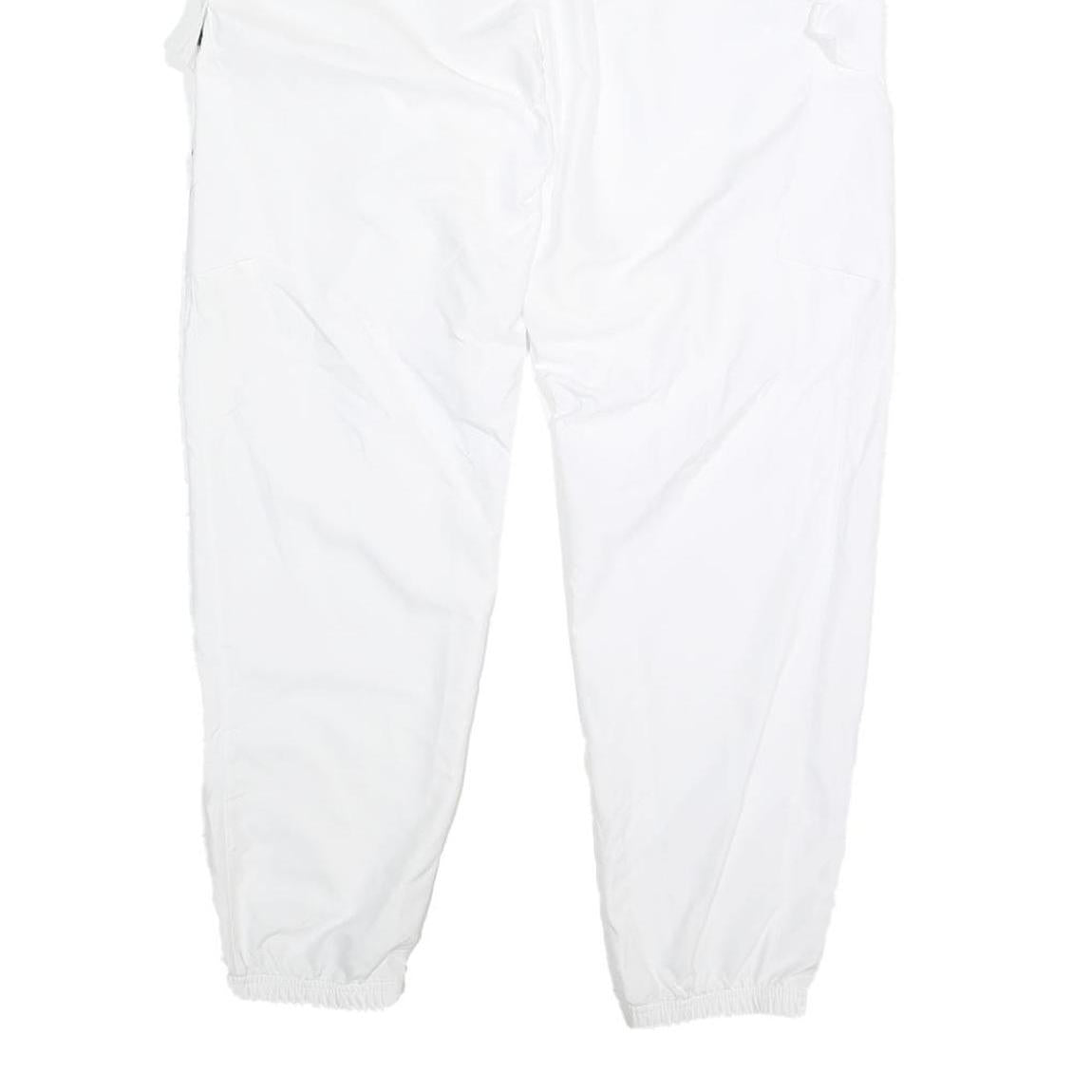 NIKE Mens Joggers White Blue Slim Tapered L W28 L25 Sportswear Casual