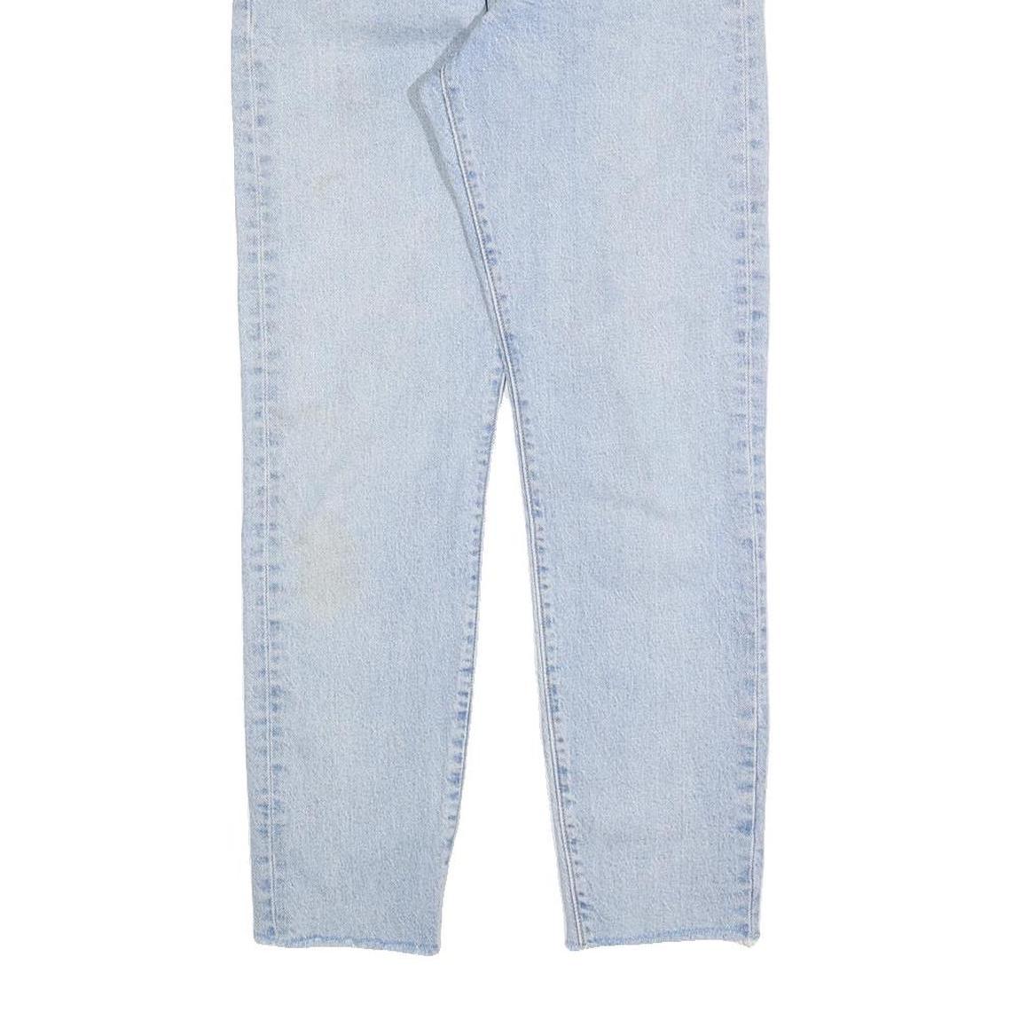 LEVI'S Womens Jeans Blue Slim Skinny Denim Light W27 L27 Button Cotton Blend