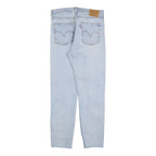 LEVI'S Womens Jeans Blue Slim Skinny Denim Light W27 L27 Button Cotton Blend