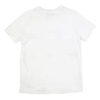 DIESEL Mens White Graphic T-Shirt L Short Sleeve Crew Neck Cotton Blend