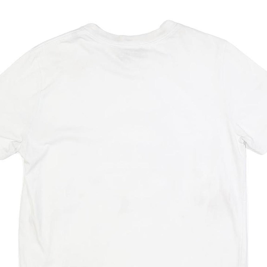 DIESEL Mens White Graphic T-Shirt L Short Sleeve Crew Neck Cotton Blend