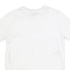 DIESEL Mens White Graphic T-Shirt L Short Sleeve Crew Neck Cotton Blend