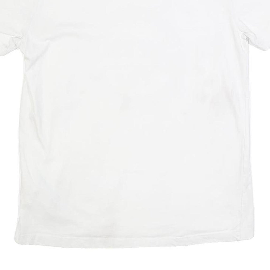 DIESEL Mens White Graphic T-Shirt L Short Sleeve Crew Neck Cotton Blend