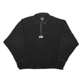 ADIDAS Womens Black Zip Jacket XL Polyester Plain Casual Sportswear
