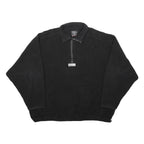 ADIDAS Womens Black Zip Jacket XL Polyester Plain Casual Sportswear
