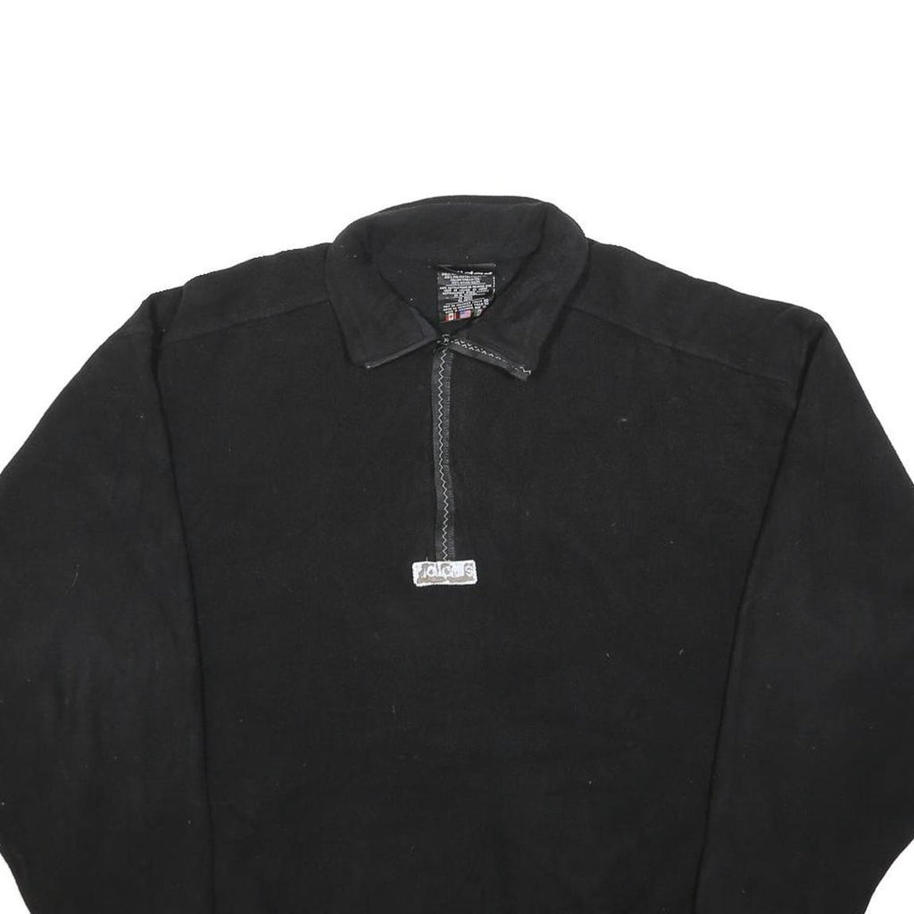 ADIDAS Womens Black Zip Jacket XL Polyester Plain Casual Sportswear