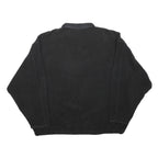ADIDAS Womens Black Zip Jacket XL Polyester Plain Casual Sportswear