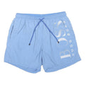 BOSS HUGO BOSS Mens Blue Casual Swimming Shorts Large Logo Print M W28