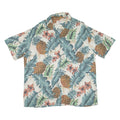 CAMPIA Mens Hawaiian Shirt Green Floral XL