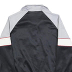 ODO Mens Black Grey Nylon Track Jacket M Zip Plain Casual Lightweight