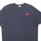 THE NORTH FACE Mens Blue Graphic T-Shirt L Short Sleeve Crew Neck Cotton Blend