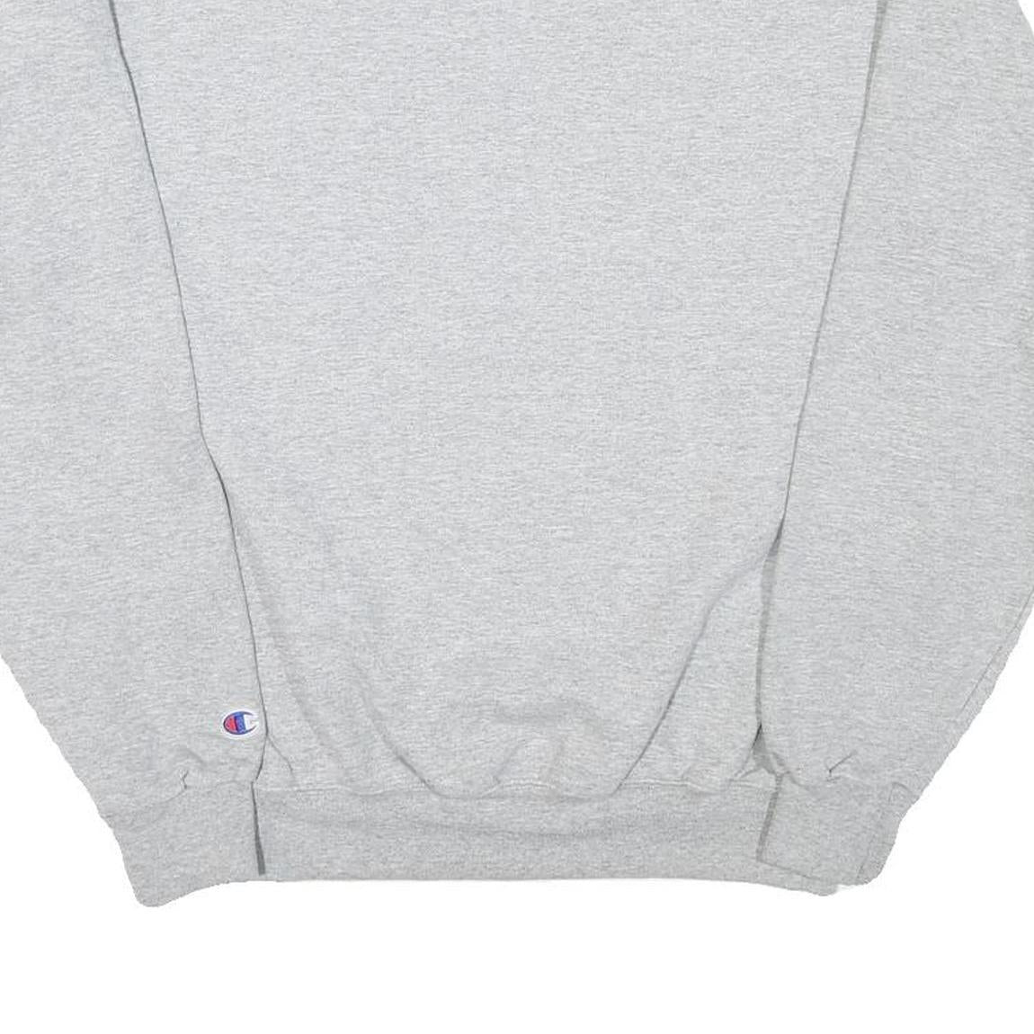CHAMPION Mens Grey GSO Graduate Student Organization Crew Neck M Cotton