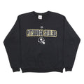NFL Mens Black Pittsburgh Steelers Crew Neck M Cotton Blend Pullover Sweatshirt
